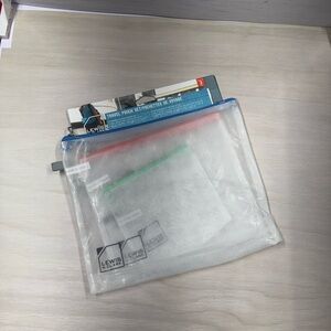 Travel Tablet Accessory Pouch - Clear